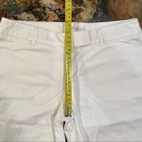 WHBM size 0 Bermuda short stretch cotton white - Picture 3 of 11